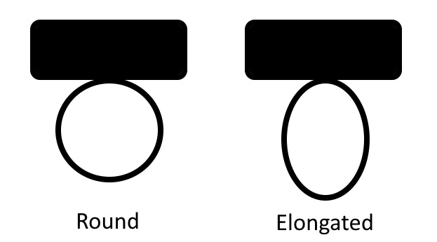 round toilet vs. elongated toilet