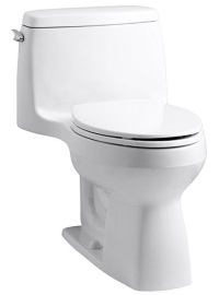 KOHLER 3810-0 Santa Rosa Comfort Height Elongated 1.28 GPF Toilet